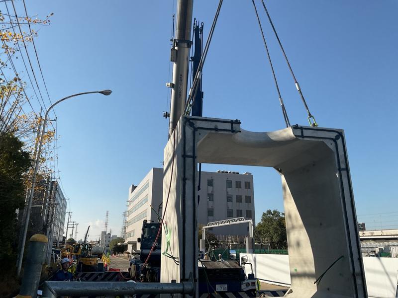 川崎区南渡田町付近管路新設工事