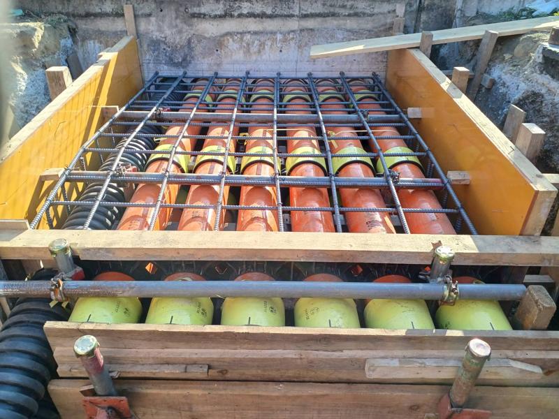 大同知多 製鋼・特溶２２ｋVケーブル更新工事（管路・ＭＨ・スタンション基礎工事）