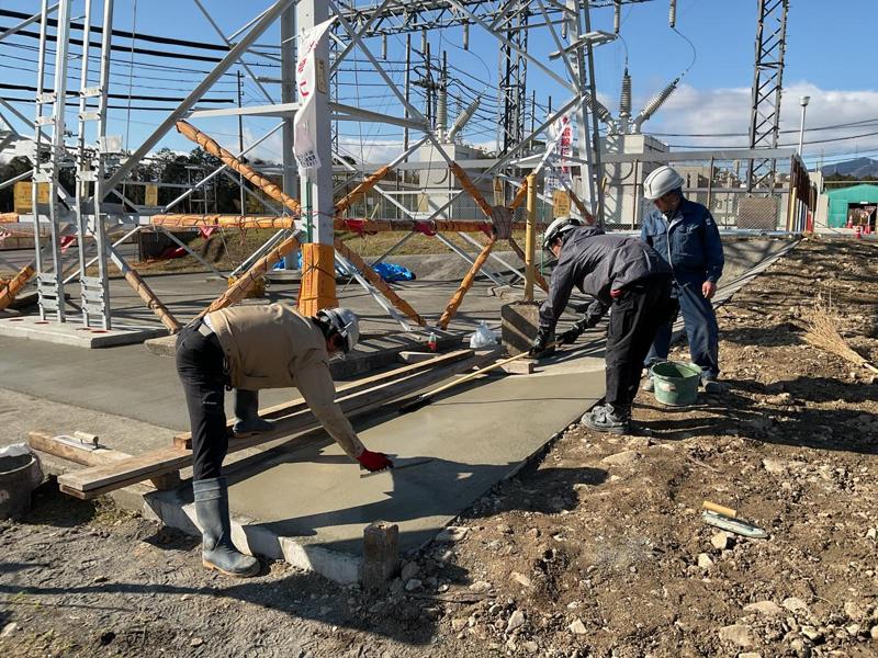 住金鉱山伸銅線引込口変更のうち管路工事